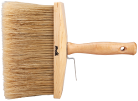 Ceiling Brush with Wooden Handle, Long Natural Bristles