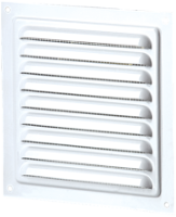 Metal Ventilation Grille with Net EvoSanitary®