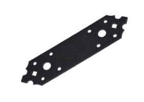 Perforated Jointing Plate for Wood Black Decorative