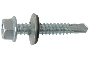 Self-drilling Zn Roofing Screw with EPDM Washer