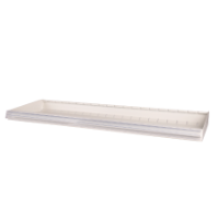 Shelf with Divider for Metal Display 2068