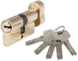 Brass Dimple Cylinder with Thumbturn EvoTools®