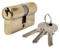 Brass Centered Cylinder