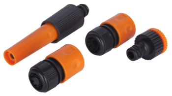 Adjustable Spraying Nozzle with Accessories (4 Pieces)