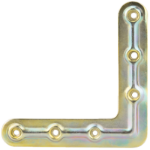 Window Corner Bracket Yellow Zinc-Plated