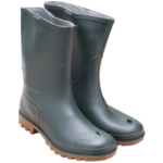 PVC Safety Boots Khaki-Amber C06