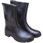 Black PVC Boots Bursuc