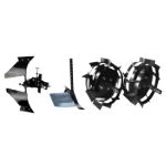 Advanced Accessory Package (Reversible Plow, Adjustable Ridger, Metal Wheels 5.00 with Hubs)