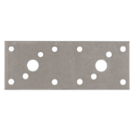 Perforated Splice Plate for Wood Jointing