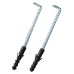 L-Type Screws with Wall Plugs (2 pcs) EvoSanitary®