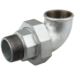 Galvanized Union Elbow 97 F-M EvoSanitary®