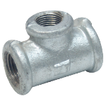 Galvanized Reducing Tee 130